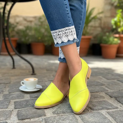 CHATITAS  PUNTA FINA ANDY AMARILLO LIMA Escotado