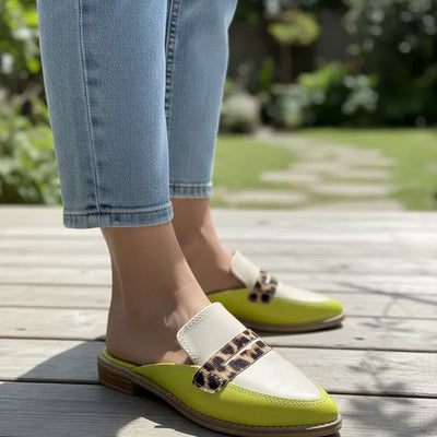 ZUECOS ISABEL LIMA, CHANTILLY Y ANIMAL PRINT Tipo SLIPPERS - (Ed.LIMITADA)