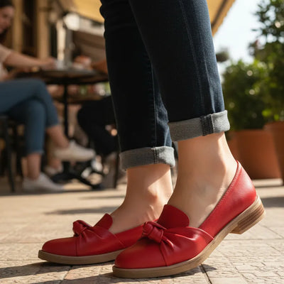 CHATITAS LUCHINA ROJO NUDO ROJO Y TACO