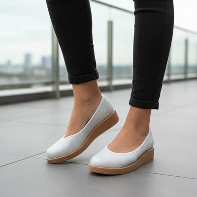 AGNES - ZAPATOS TACO CHINO en PLATA DALLAS
