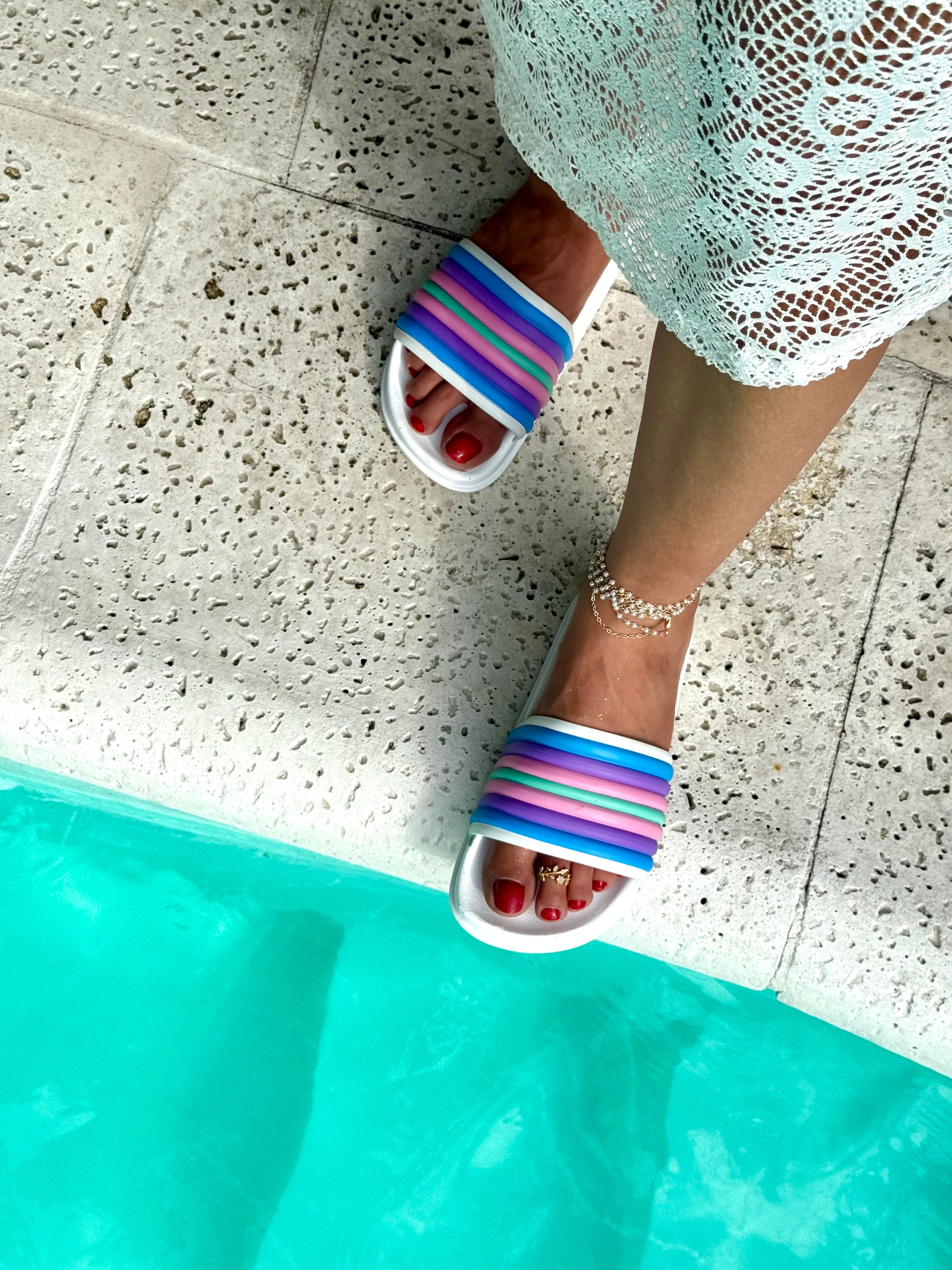 Sandalias Chatas Sandalias Chatitas Tipo Ojotas SANDALIA FAJA