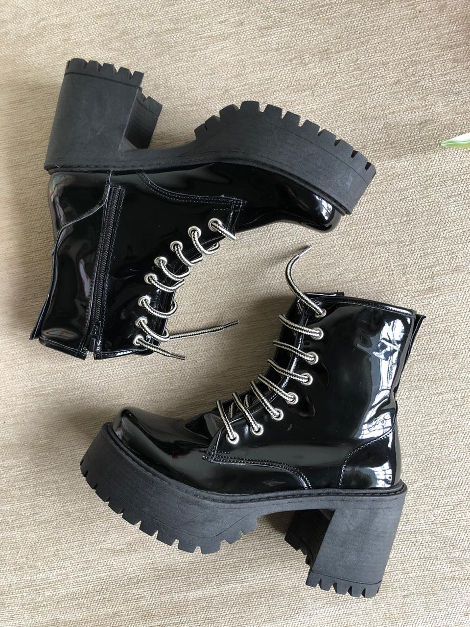 Borcegos Cuero Mujer Zapatos Borcegos Mujer Borcegos Mujer De