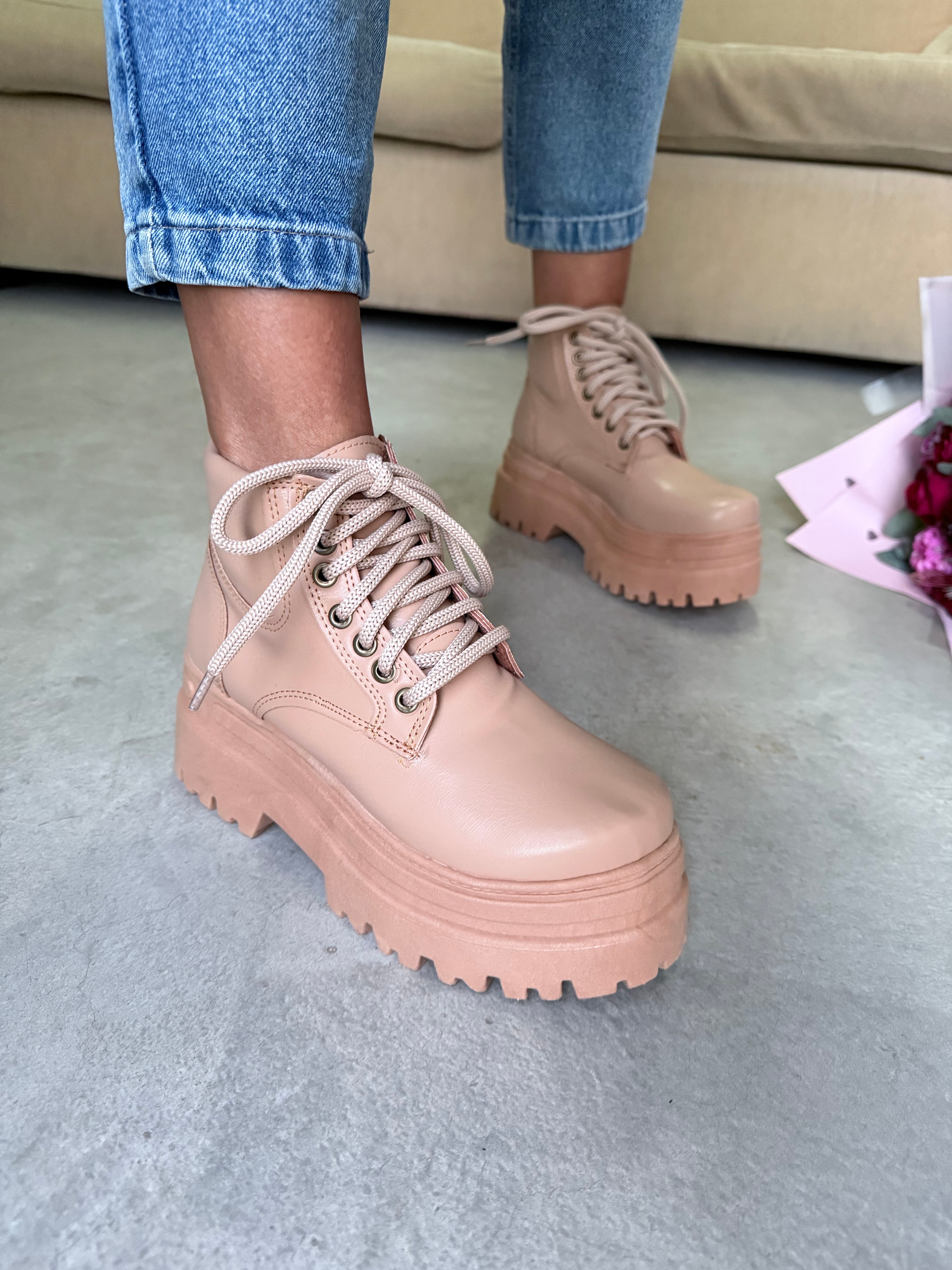 Botas Borcegos Pink Borcegos Cheeky Rosa Borcegos Rosa Sales