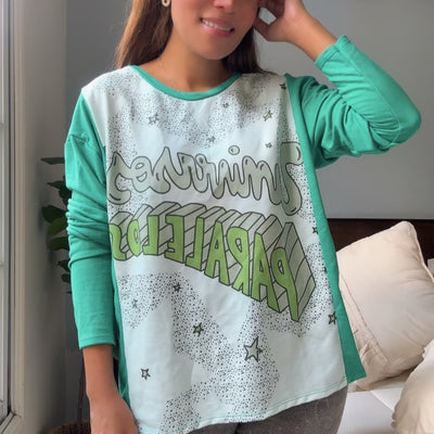 SWETER CUELLO REDONDO VERDE (Línea PIPIRETA)