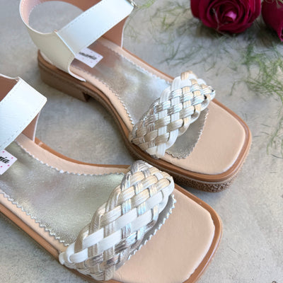 SANDALIAS JUKY TRICOLOR FAJA TRENZA