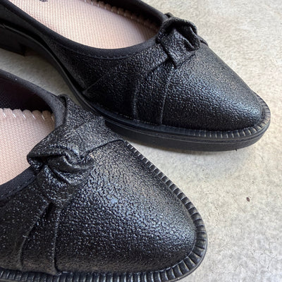 ZAPATO GALA NEGRO DALLAS NUDO CHAMPAGNE DALLAS Y TACO PUNTA FINA