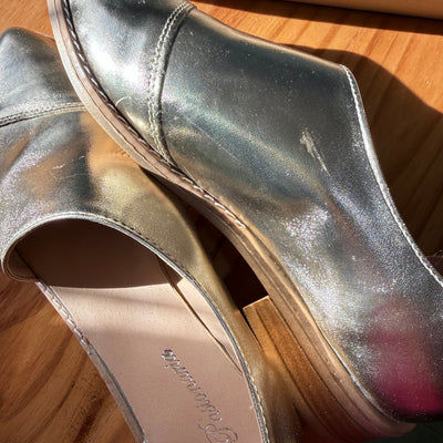 CHATITAS  PUNTA FINA ANDY 2da SELECCIÓN METALIZADO ORO METALIZADO Escotado