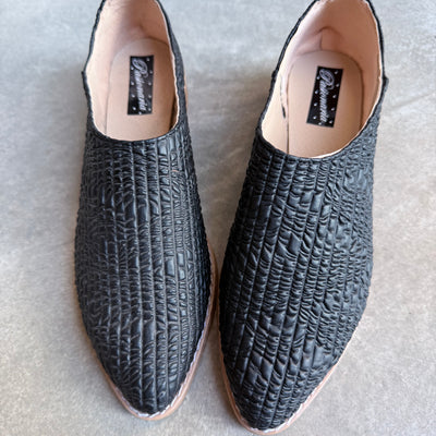 CHATITAS GILLY TRAMADO NEGRO PUNTA FINA