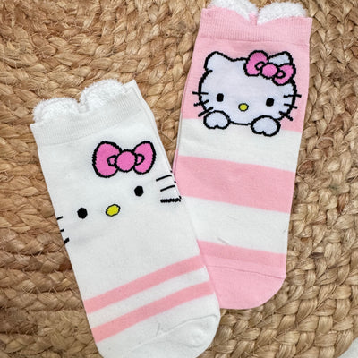 MEDIAS SOQUETE HELLO KITTY