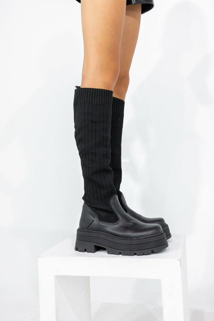 Botas Outlet Botas Bucaneras Tricot Botas Mujer Bucaneras