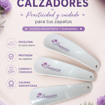 CALZADOR DE ZAPATOS PLÁSTICO "PASIONARIA"