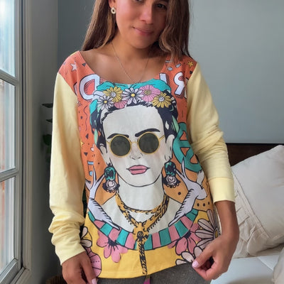 SWETER CUELLO REDONDO AMARILLO (Línea PIPIRETA)