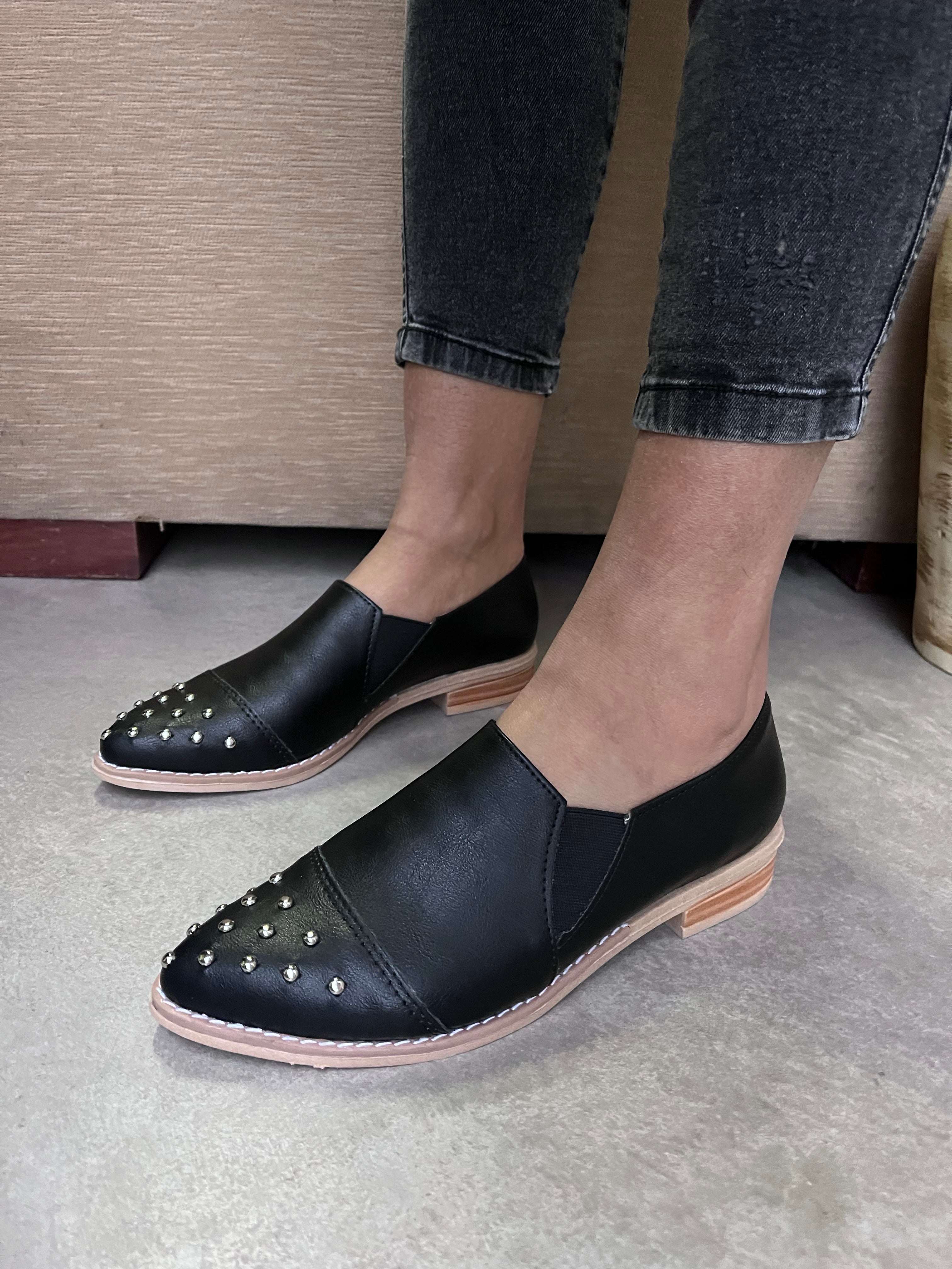 Mocasines Mujer Mocasines Con Tachas Mocasines Mujer Mustang