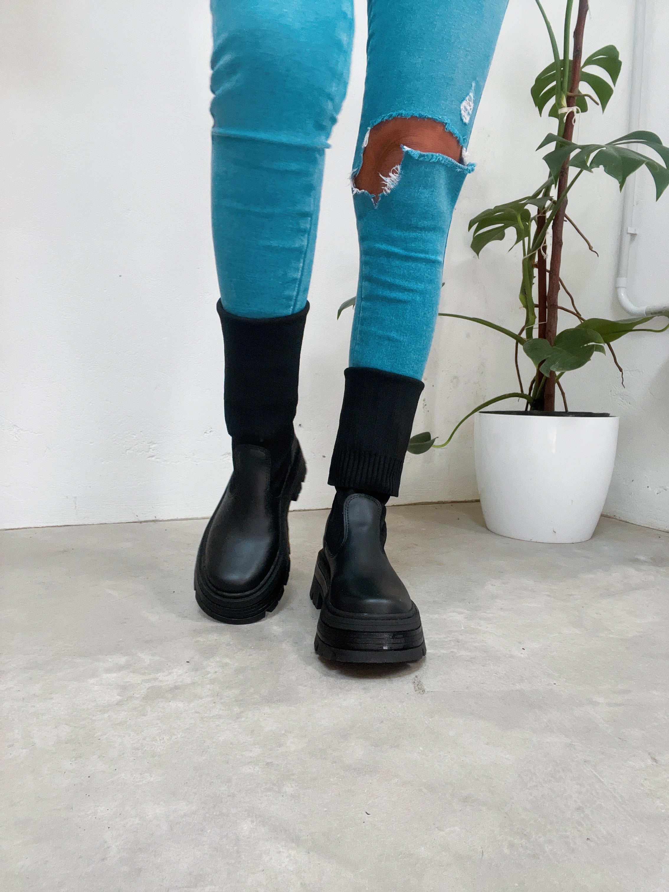 Botas Bucaneras Botas Medias Negras Botas Largas Calcetas