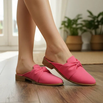 ZUECOS SABRINA CORAL MOÑO Tipo SLIPPERS