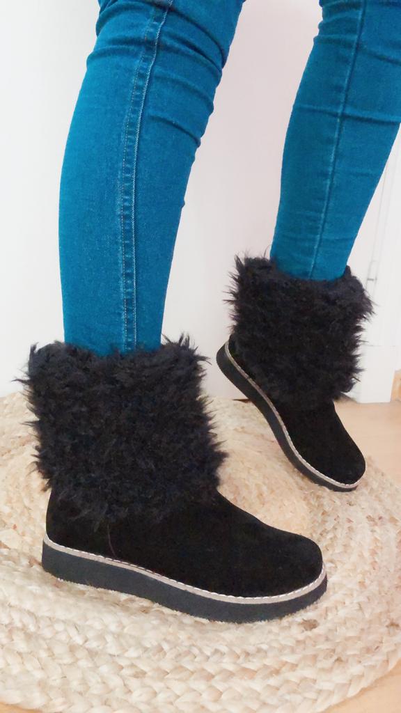 Botas Pantuflas Mujer Tipo Zapato Peluche Pantuflas Tipo Tenis